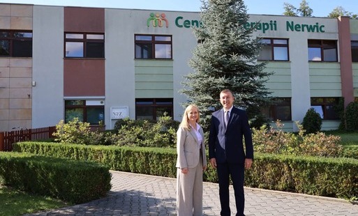 Wizyta Minister Zdrowia i Prezesa NFZ w Centrum Terapii Nerwic w Mosznej